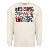 Sandshell nursing is a work of heart Premium Sweatshirt - BundleAndBundleShop