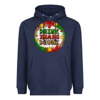 Navy Drink Drank Drunk Heavyweight Hoodie - Artiststas