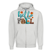 Hello Fall Zipper Hoodie | Teevron