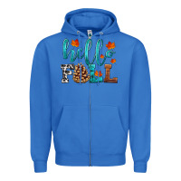 True Royal hello fall Zipper Hoodie - HRA Design Shop