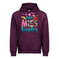 Mauve Wine little miss kinder Urban Hoodie - NancyCooperArtShop
