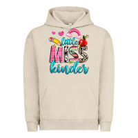 Pigment French Oak little miss kinder Urban Hoodie - NancyCooperArtShop