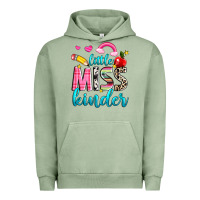 Pigment Oil Green little miss kinder Urban Hoodie - NancyCooperArtShop