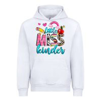 White little miss kinder Urban Hoodie - NancyCooperArtShop