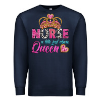 Navy nurse a title just above queen Premium Sweatshirt - BundleAndBundleShop