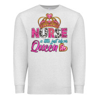 Oatmeal Heather nurse a title just above queen Premium Sweatshirt - BundleAndBundleShop