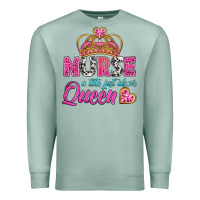 Seafoam nurse a title just above queen Premium Sweatshirt - BundleAndBundleShop