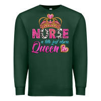 Sports Green nurse a title just above queen Premium Sweatshirt - BundleAndBundleShop