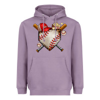Lavender baseball Heavyweight Hoodie - AdoDesignShop