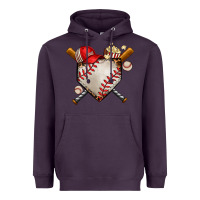 Plum baseball Heavyweight Hoodie - AdoDesignShop