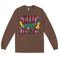 Chestnut little miss kindergarten Long Sleeve Tee - Zillion Design Studio
