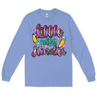 Colony Blue little miss kindergarten Long Sleeve Tee - Zillion Design Studio