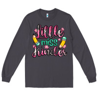 Smoke little miss kindergarten Long Sleeve Tee - Zillion Design Studio