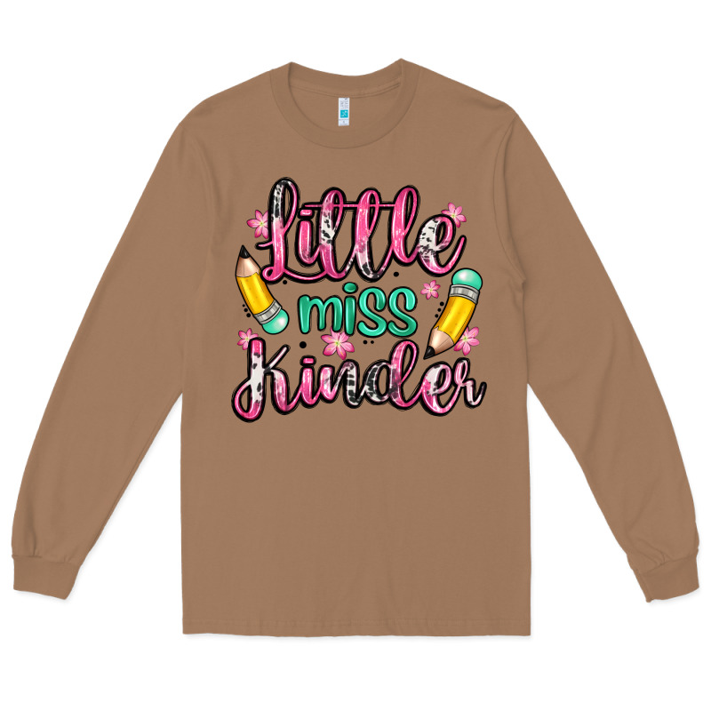 Little Miss Kindergarten Long Sleeve Tee by Zillion Design Studio | Teevron