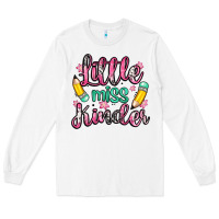 White little miss kindergarten Long Sleeve Tee - Zillion Design Studio