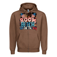 Chestnut Boom bitch get out the way 4th of July Zipper Hoodie - CowGirlArtShop