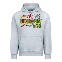 Heather Grey christmas phlebotomist Urban Hoodie - MaliasSmallBusiness