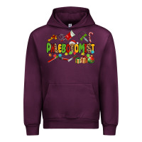 Mauve Wine christmas phlebotomist Urban Hoodie - MaliasSmallBusiness