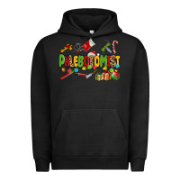 Pigment Black christmas phlebotomist Urban Hoodie - MaliasSmallBusiness