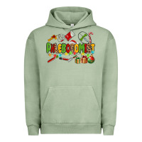 Pigment Oil Green christmas phlebotomist Urban Hoodie - MaliasSmallBusiness
