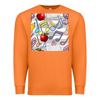 Carrot music class seamless pattern Premium Sweatshirt - BundleAndBundleShop