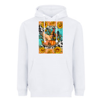 White fall coop animals Heavyweight Hoodie - Artiststas