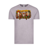 Vintage Zinc Christmas goats Vintage Tee - BarkalooDesign