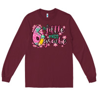 Burgundy little miss 6th grade Long Sleeve Tee - Zillion Design Studio