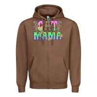 Chestnut cat mama Zipper Hoodie - CowhideDigitalArt