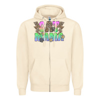 Sandshell cat mama Zipper Hoodie - CowhideDigitalArt