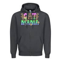 Smoke cat mama Zipper Hoodie - CowhideDigitalArt