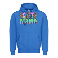 True Royal cat mama Zipper Hoodie - CowhideDigitalArt