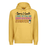 Antique Gold sorry i can t i have to feed my sourdough starter Premium Hoodie - MaliasSmallBusiness
