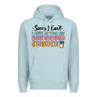 Blue Mist sorry i can t i have to feed my sourdough starter Premium Hoodie - MaliasSmallBusiness