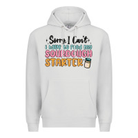 Dove Grey sorry i can t i have to feed my sourdough starter Premium Hoodie - MaliasSmallBusiness