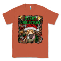 Copper merry christmas heifer with cowbells Classic Tee - RanaPortraitStore
