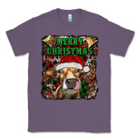 Lavender merry christmas heifer with cowbells Classic Tee - RanaPortraitStore