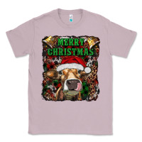 Lilac merry christmas heifer with cowbells Classic Tee - RanaPortraitStore