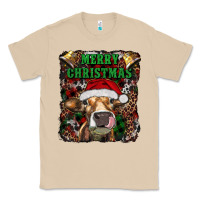 Merry Christmas Heifer With Cowbells Classic Tee | Teevron