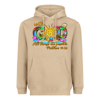 With God All Things Are Possible Summer Heavyweight Hoodie | Teevron