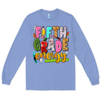 Colony Blue fifth grade energy Long Sleeve Tee - texasbilliewilder
