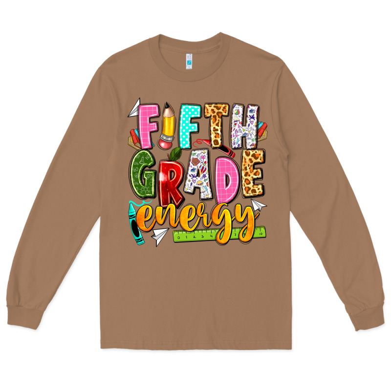 Fifth Grade Energy Long Sleeve Tee by texasbilliewilder | Teevron