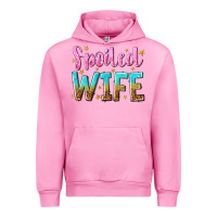 Fuchsia Pink spoiled wife Urban Hoodie - NancyCooperArtShop