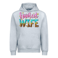 Heather Grey spoiled wife Urban Hoodie - NancyCooperArtShop