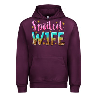 Mauve Wine spoiled wife Urban Hoodie - NancyCooperArtShop