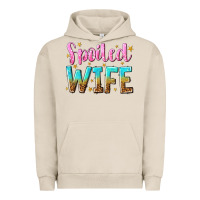 Pigment French Oak spoiled wife Urban Hoodie - NancyCooperArtShop