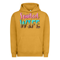 Pigment Peanut Butter spoiled wife Urban Hoodie - NancyCooperArtShop