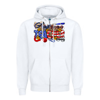 White American Teacher Zipper Hoodie - Neo Western