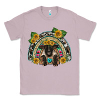 Lilac suffolk ewe front sunflowers rainbow Classic Tee - BarkalooDesign