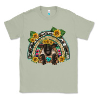 Matcha suffolk ewe front sunflowers rainbow Classic Tee - BarkalooDesign